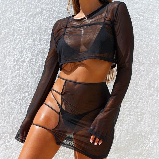 Sheer Beach Jumpsuit
