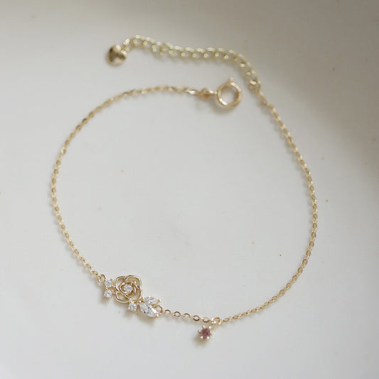 Light Purple Zircon Women's Jewelry - Japanese & Korean Design