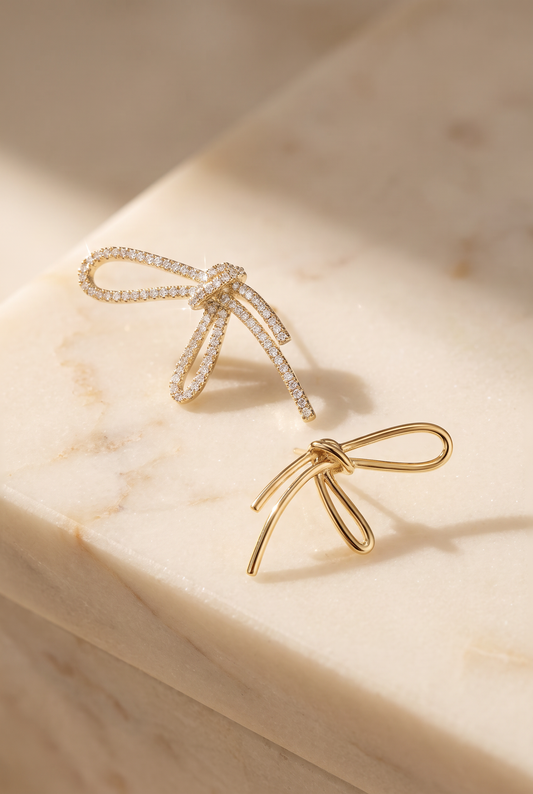 Amélie Bow Earrings
