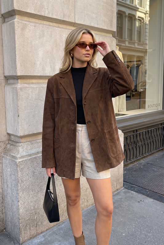 Sienna Suede Blazer