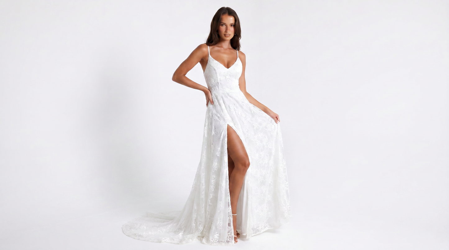 The Isabella Lace Maxi Dress