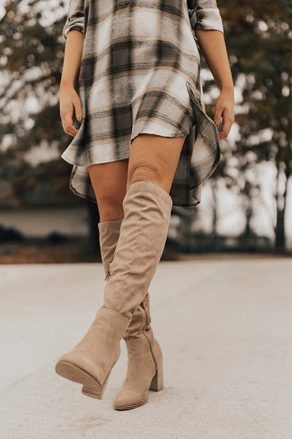 Suede Slimming Boots for Women