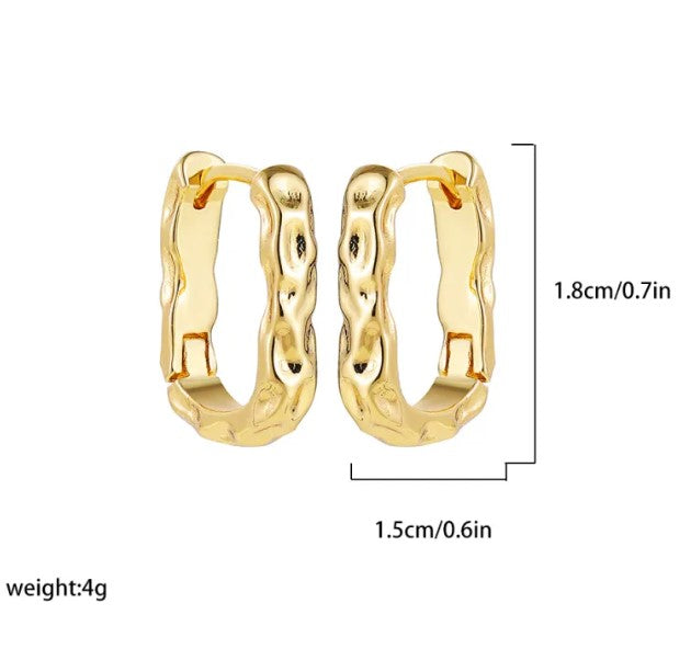 Hollow Stud Earrings
