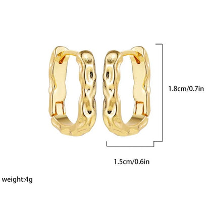 Hollow Stud Earrings