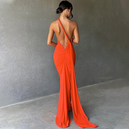 The Valentina Backless Maxi Dress