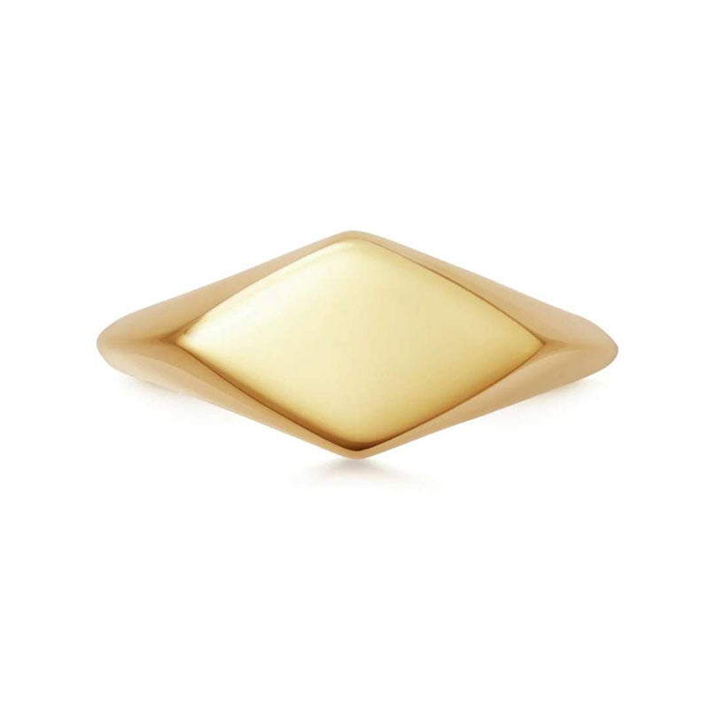 Geometric Faceted Ring - Minimalist Women's Jewelry