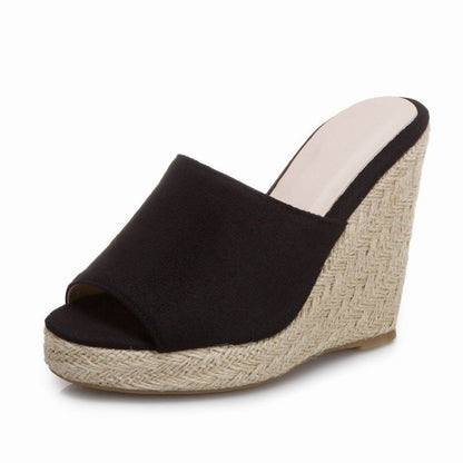 High Heeled  with Fabric Surface