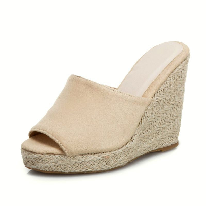 High Heeled  with Fabric Surface