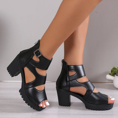 Sienna Cut-Out Heels