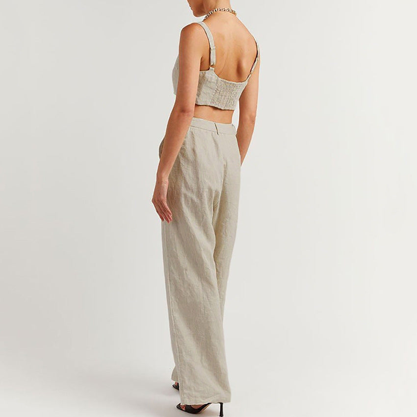 Linen Blend Summer Set