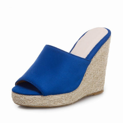 High Heeled  with Fabric Surface