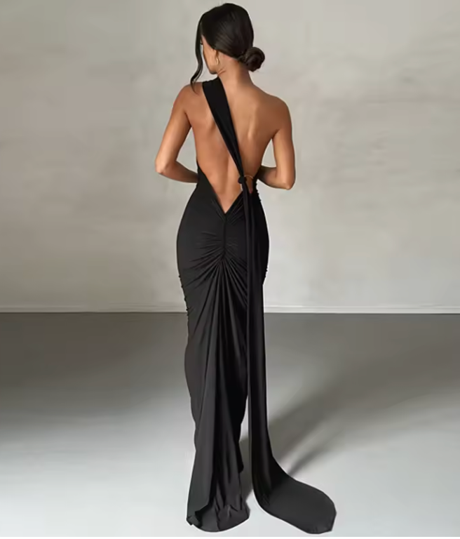 The Valentina Backless Maxi Dress