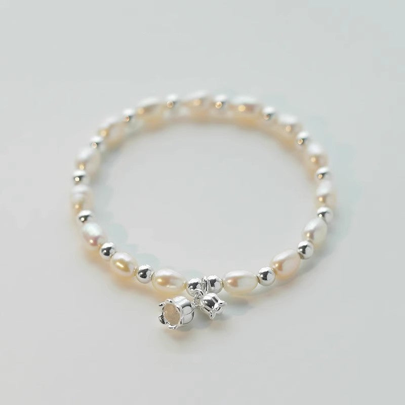 Women's Lily Pearl Bracelet Jewelry Ornament
