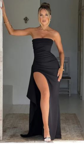 The Valentina Split Maxi Dress