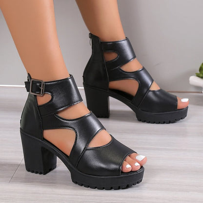 Sienna Cut-Out Heels