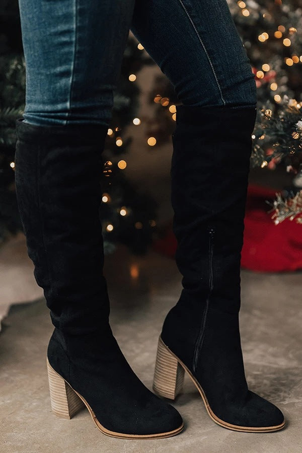 Suede Slimming Boots for Women