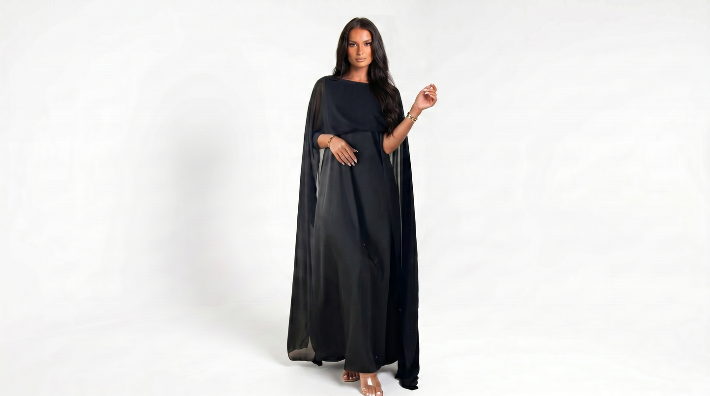The Aurora Chiffon Maxi Dress
