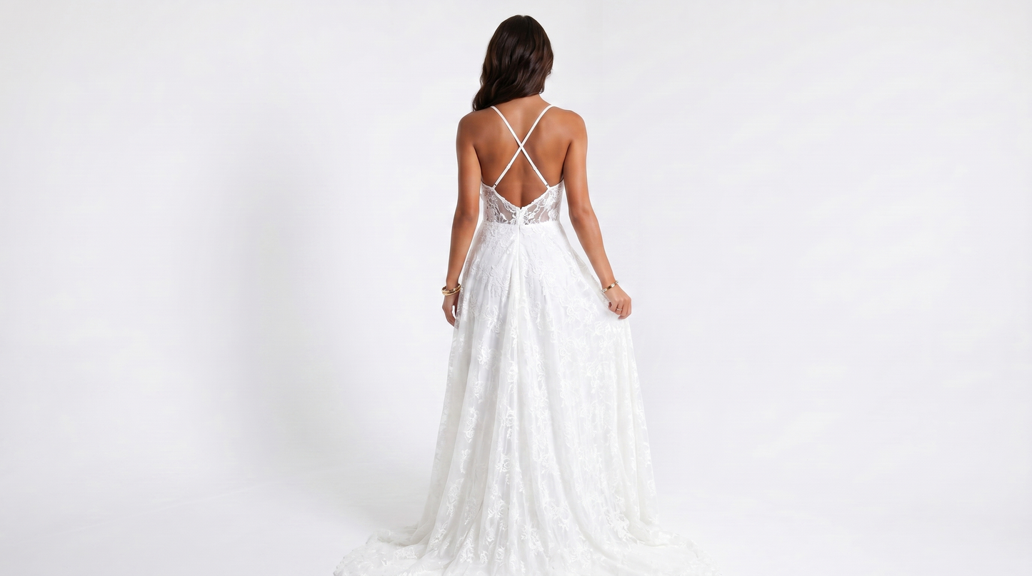 The Isabella Lace Maxi Dress