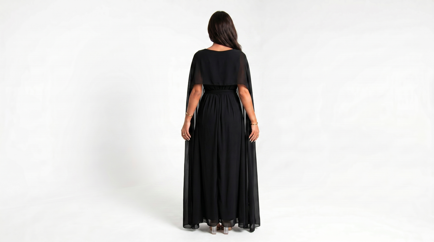 The Aurora Chiffon Maxi Dress
