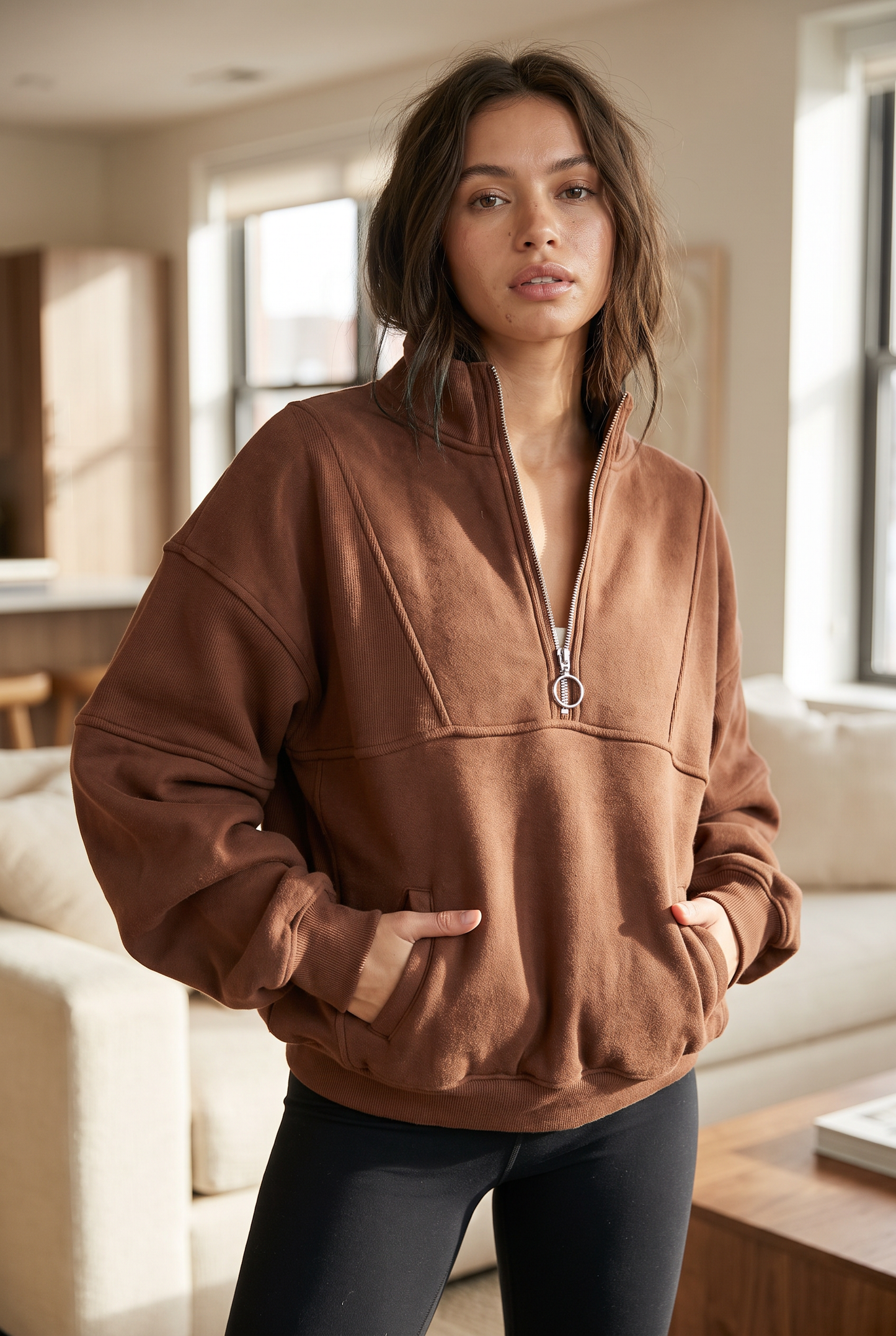 Avery Half-Zip Sweater