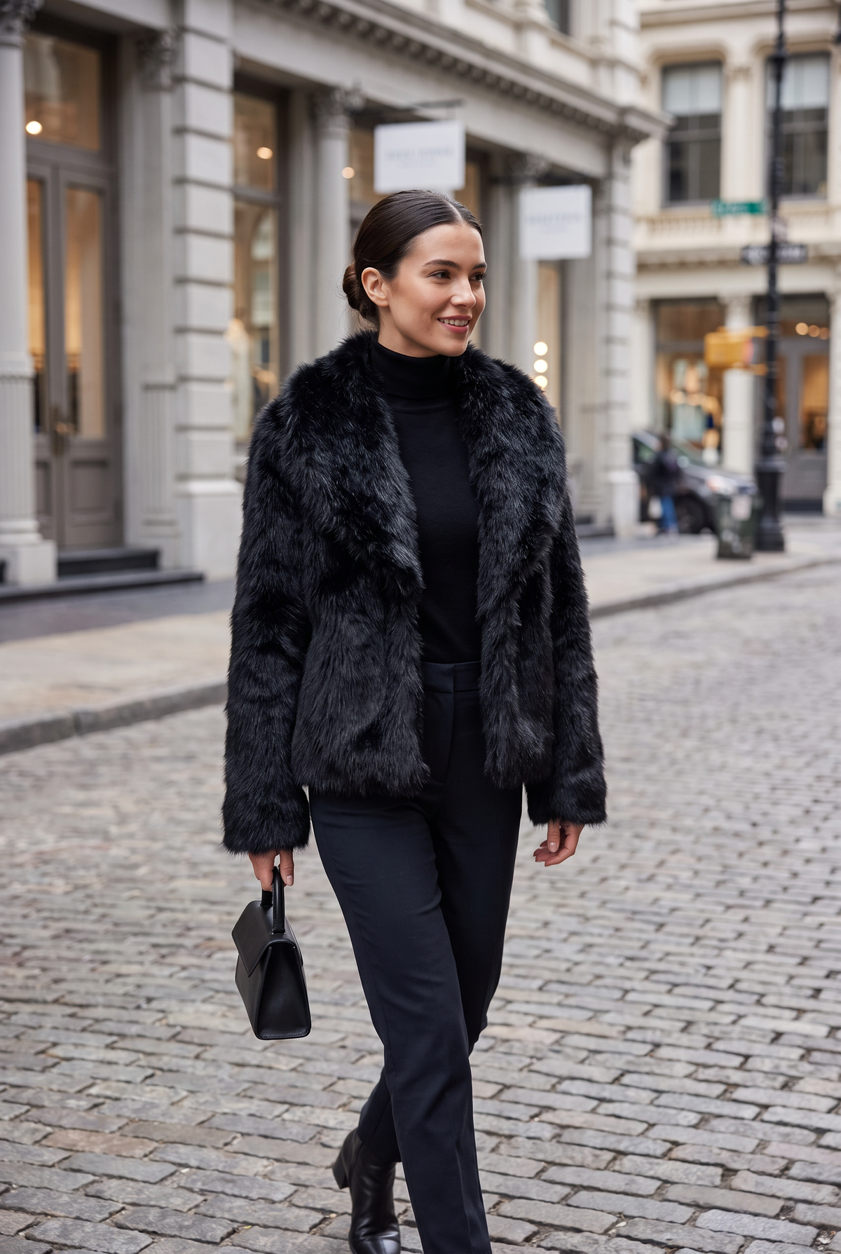 Élodie Faux Fur Jacket
