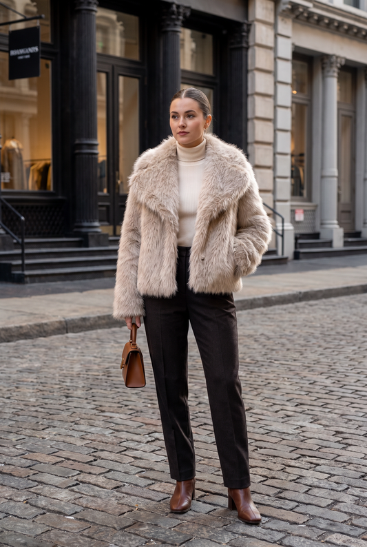 Élodie Faux Fur Jacket