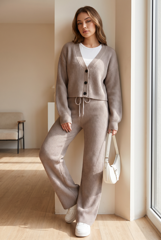 Avery Ribbed Knit Set