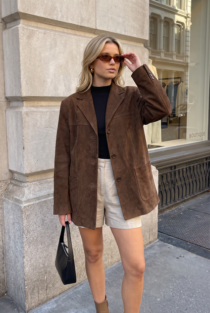 Sienna Suede Blazer