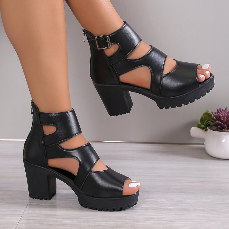 Sienna Cut-Out Heels