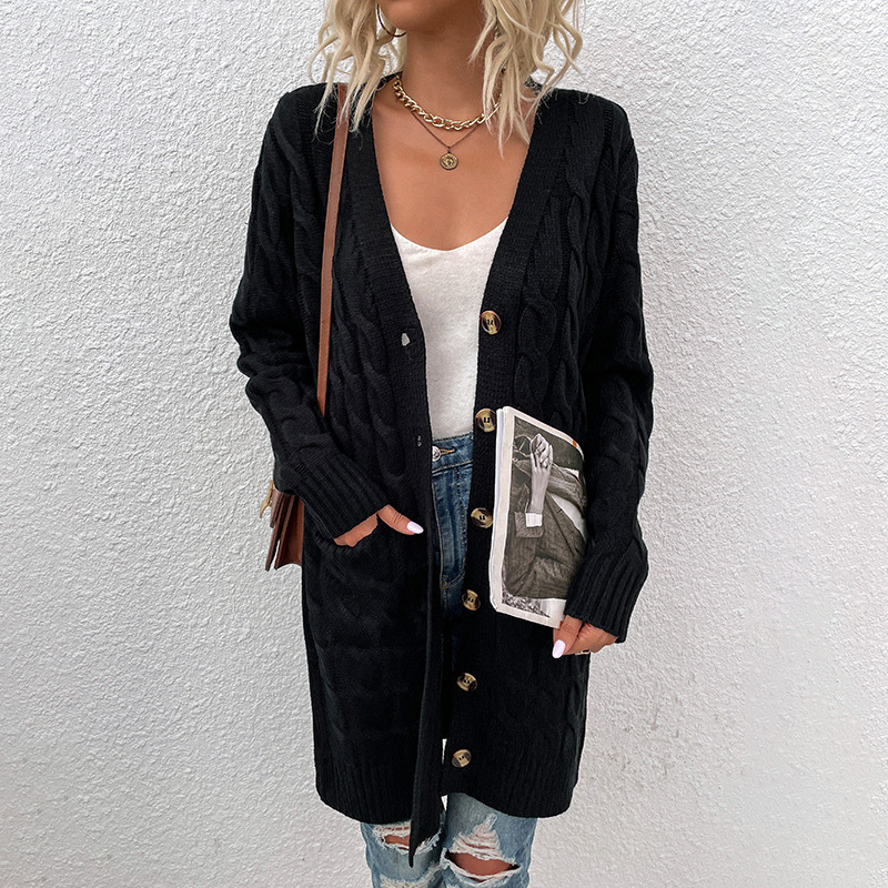 Elara Chic Autumn Knit Sweater