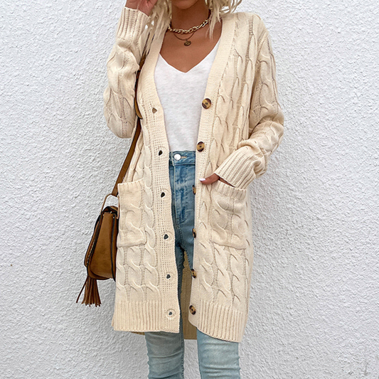 Elara Chic Autumn Knit Sweater
