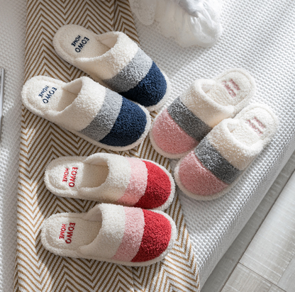 Cotton Slippers &  TPR Non-slip Indoor Footwear