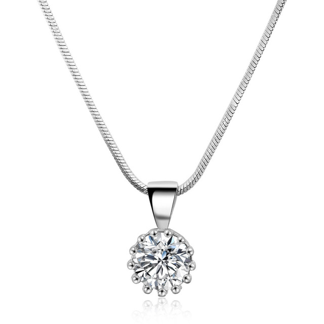 Fashion Korean Women's Jewelry, Rose Gold-Plated Pendant Necklace