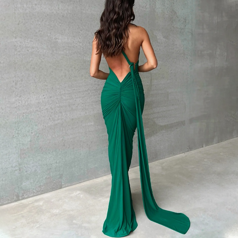 The Valentina Backless Maxi Dress
