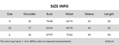 Socialite Style Elegant Slim Fit Fitted Waist Bubble Long Sleeve Dress