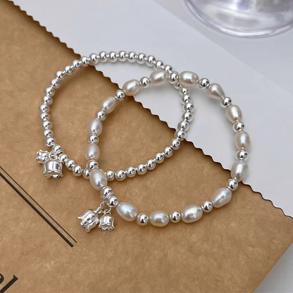 Women's Lily Pearl Bracelet Jewelry Ornament