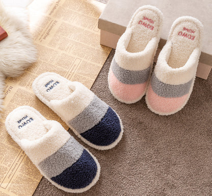 Cotton Slippers &  TPR Non-slip Indoor Footwear